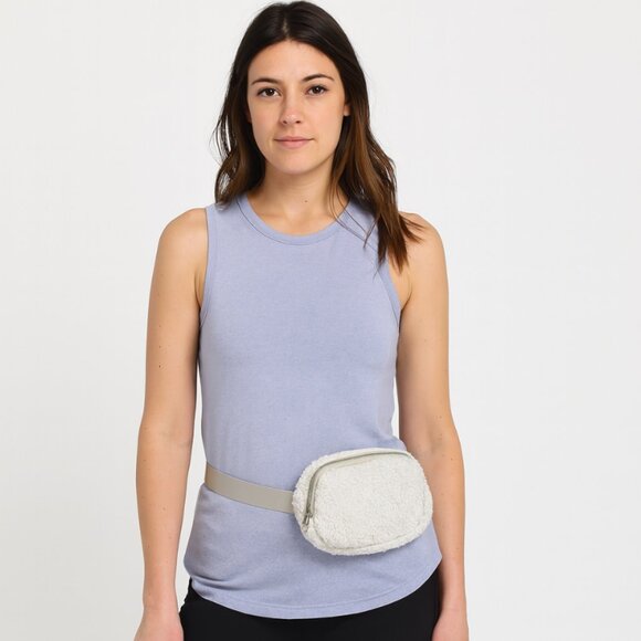 lululemon athletica Cream Sherpa Crossbody Bag - Picture 1 of 4